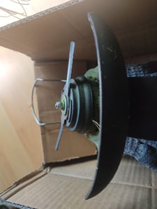 Akku-Rasentrimmer 21V mit 2 Batterien, Freischneider, Motorsense, mit Akku und Ladegerät, Teleskop-Stiel & Zusatzhandgriff, Faltbares Modell, Rot Kunden-Foto 5