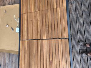Merxx Gartentisch Paxos ausziehbar 180 (240) x 100 cm- Aluminium/Akazie Kunden-Foto 3