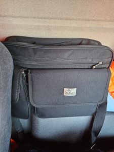 L Tasche Arbeitstasche Umhängetasche Flugbegleiter Herrentasche Schwarz Kunden-Foto 1