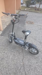 Elektrický skúter 1000 Watt - "VIRON" E-Scooter 1000W / 36V Elektrický skúter s držiakom na smartfón Fotografia od zákazníka č. 14