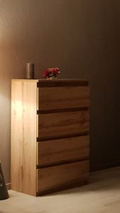 STIV Möbel | Kommode mit 6 Schubladen | Grau Matt | 100 cm | modern & grifflos | Schlafzimmer & Wohnzimmer Kunden-Foto 1