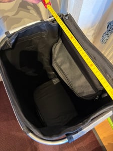 AREBOS 3in1 Einkaufstrolley 56L Schwarz | Klappbar, Kühlfach & Rollen Kunden-Foto 24