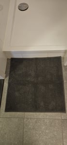 Beautissu BeauMare WR, 100x70 cm, zwart, badmat, chenille, antislip Klantenfoto 1