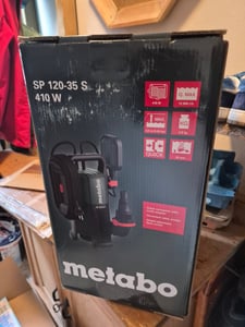 Metabo Schmutzwasser-Tauchpumpe SP 120-35 S (Wasserpumpe, Fördermenge 12000 l/h) Photo du client 1