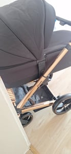 Pixini Kinderwagen 2in1 Cariba gold/schwarz Kunden-Foto 1