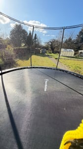 HyperMotion detská XL záhradná trampolína - 305 cm 10FT - s rebríkom a vnútornou sieťkou - pre dom a záhradu Fotografia od zákazníka č. 2