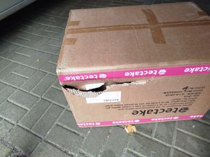 tectake® Set Schwingstuhl Bettina gepolstert mit Kunstlederbezug 41 x 52 x 99 cm Kunden-Foto 6