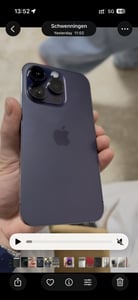 Apple iPhone 14 Pro 15,5 cm (6.1") IOS Double SIM iOS OLED 16 5G 256 Go Violet Kunden-Foto 1