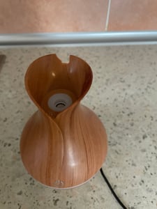 Luftbefeuchter Diffuser Aroma Holz Ultraschall LED Öle Diffusor Duftlampe Duftöl Air Humidifier Aromatherapie Raumbefeuchter Raum Büro Yoga Reto Kunden-Foto 4