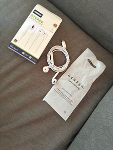 Kabelkopfhörer Lightning / Typ C / 3,5 Klinke Aux In-Ear mit Mikrofon & Lautstärketasten – Klinke / 3.5 Aux Kunden-Foto 11