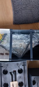 PAFEN 2in1 Set 6x Balkonkasten Blumenkasten Rattan-Optik 4 Farben Pflanztopf Blumenkübel Schwarz Kunden-Foto 3