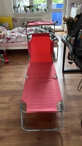 Aga Garten-Liegestuhl MR4254-Grey mit Baldachin Kunden-Foto 1