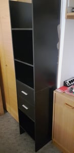 vidaXL Boekenkast, zwart, 40x35x180 cm, houtvezel Klantenfoto 1