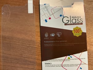 Panzer Folie für Apple iPhone XS Max Echt Glas Displayschutzfolie Transparent Glasfolie 9H Härtegrad Schutzglasfolie Kunden-Foto 1