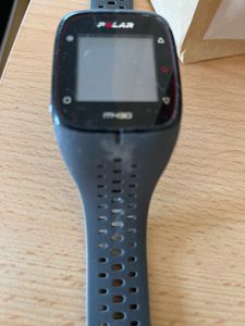 INF Armband für Polar M400/M430, Schwarze Silikon Ersatzarmband kompatibel mit Polar M400/M430 Armband, Laufuhren Sport Band für Männer Frauen Schwarz Kunden-Foto 3