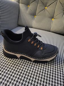 Rieker sportlicher Schnürer Blau Kunden-Foto 1