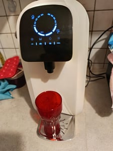COSTWAY Umkehrosmose Wasserfilter, RO+PPC Wasserfiltrationssystem mit UV-Licht, Umkehrosmoseanlage Trinkwasserfilter Osmoseanlage 4:1 Rein zum Abfluss Kunden-Foto 1