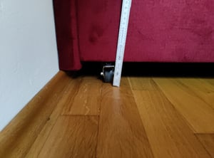 TRADA Scarlet Boxspringbett 180x200 AeraPur Visco Privilige Matratze 30 cm H4  Rot Kunden-Foto 1