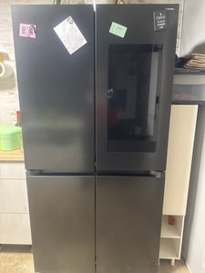 Samsung RF65DG9H0ESREF, French Door, Edelstahl, Freistehend, French door, Edelstahl, Berührung, LED, An Tür Kunden-Foto 1