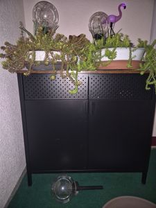 SONGMICS Kuchynská skrinka Sideboard, nastaviteľná polica, 80x40x76 cm Fotografia od zákazníka č. 2