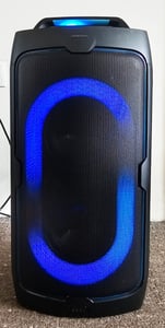 Samsung Sound Tower MX-ST50F (2025), 2.0 Kanäle, 240 W, Kabellos, Party Lautsprecher, Schwarz, IPX4 Kunden-Foto 1