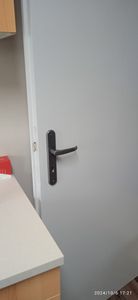 Türgriff Langschild Türbeschlag Satin Drückergarnitur Türklinke Türbeschlag BB-72mm Kunden-Foto 1