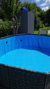 Marimex Florida Pool Ø 305x91 cm effetto rattan Foto del cliente 10