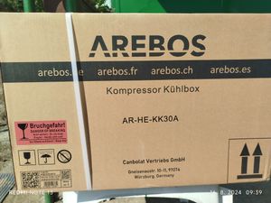 Arebos  kompressor kühlbox 26l