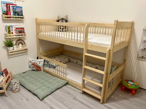 Dětská postel Patrová postel 80x180 | 90x190 | 90x200 cm, se zaoblenými hranami a rozkládací na 2 lůžka 90x190 cm od 4 do 18 let, bílá Fotografie od zákazníka č. 1