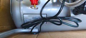 Kraft&Dele KD1398 ölfreier Kompressor 100L 2x1500W Kunden-Foto 3