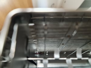 Arendo 2-sleufstoaster MORGEN, roestvrij staal, 920 W, met extra brede sleuven, touchpaneel met LED-display, zwart/zilver Klantenfoto 1