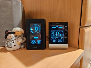 Hama Wetterstation Black Line, schwarz Kunden-Foto 3