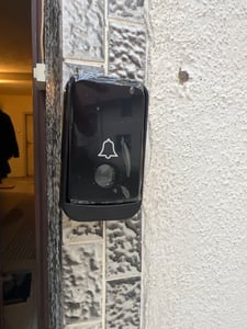 Türklingel-Set, Kabellose wasserdichte Türklingel, 1 Sender und 2 Empfänger, 45 Klingeltöne, Lautstärke in 4 Stufen, Türklingel Funk Kunden-Foto 3
