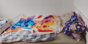 VASAGLE Bettgestell 140 x 200 cm, mit Kopfteil, Metallbett, Bettrahmen Kunden-Foto 4