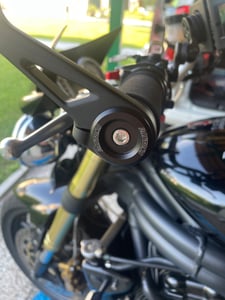 Adattatore specchio DAYTONA per manubrio UNIVERSALE Foto del cliente 1