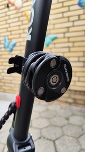 ROCKBROS Blokada rowerowa na łańcuch z kluczem antykradzieżowym, wielofunkcyjna, czarna Zdjęcie produktu od klienta nr 2