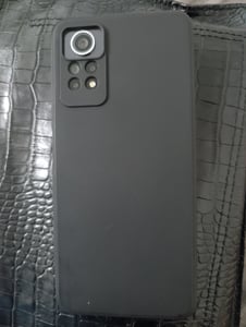 Hülle passend für Xiaomi Redmi Note 11 4G | Schutzhülle Tasche Schutz Case | TPU Silikon Handy Etui Schwarz Kunden-Foto 1