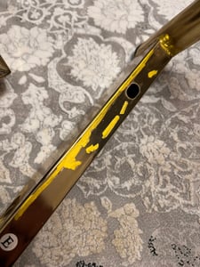 LVHOM Sedie da pranzo Imbottitura in velluto Sedia da soggiorno Set di 6 Sedia imbottita Stile intrecciato, Sedia da sala da pranzo, Struttura in metallo dorato, Avorio Foto del cliente 1