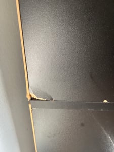 Mobelsta Kleiderschrank mit 2 Schubladen,  Kleiderschränke Schlafzimmer, Wohnzimmer Schrank, Garderobenschrank, Anthrazit,  90x50x180 cm Kunden-Foto 2