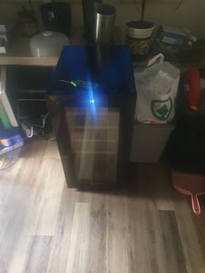 Sommertal WK 50 Weinkühlschrank – 15 Flaschen, 5–20 °C einstellbar, abschließbar, LED-Beleuchtung, Glastür, Touchscreen Kunden-Foto 1