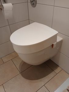 Toilettensitzerhöhung My-Loo mit Klammern>>>>Ausf.: mit Deckel 10 cm Kunden-Foto 1