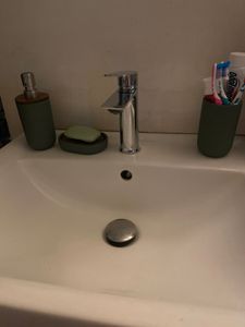 2 x Homelody Wasserhahn Bad Chrom, Einhebelmischer Badezimmer Waschtischarmatur, Bad Armatur Mischbatterie, Waschbeckenarmatur, Waschbecken Armaturen Kunden-Foto 5