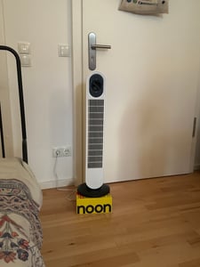 Ventilatore a colonna Aga 79 cm Bianco Foto del cliente 1