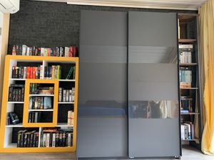 Skye Decor, Orkide - Walnut, Yellow, Bücherregale, Nussbaum, 108,4 x 140 x 21,8 cm Kunden-Foto 1