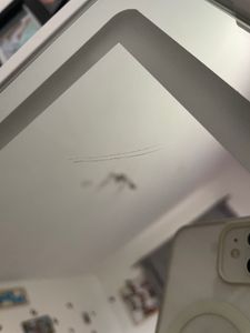 VASAGLE Schminktisch mit LED-Beleuchtung, einstellbare Helligkeit, mit 6 Schubladen ohne Hocker Kunden-Foto 3