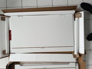 VASAGLE Schuhbank mit Stauraum, Länge 80 cm, Weiß Kunden-Foto 6