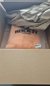 ROCK-IT Apparel Heavy Zipper Hoodie - Robuster Herren Kapuzenpullover mit Reißverschluss S Schwarz Kunden-Foto 1
