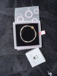 PANDORA, bracciale della collezione Moments, con chiusura a cuore e catena a serpente Foto del cliente 1