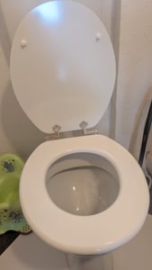 SCHÜTTE Holzkern WC-Sitz WHITE, mit Absenkautomatik Kunden-Foto 3