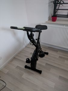 Neu Tretmann Hometrainer fahrrad Klappbar Set-extra bequem & leise- [RelaxFoam] bis 150KG Belastbar Ergometer Kunden-Foto 2